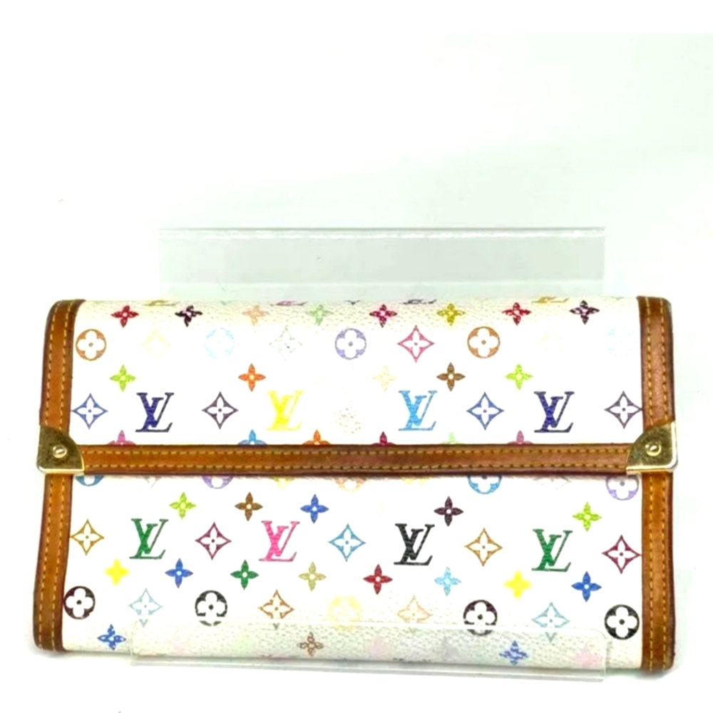 Louis Vuitton white multicolored Murakami